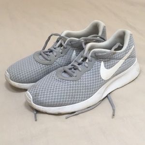Nike grey lace up sneakers